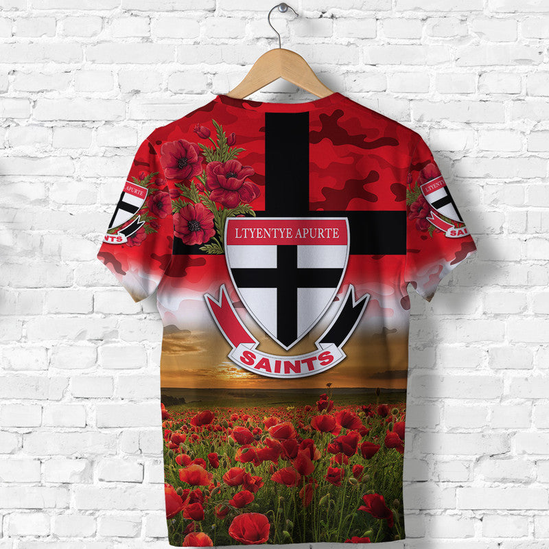 Ltyentye Apurte ANZAC T shirt Poppy Vibes - Saints - Vibe Hoodie Shop