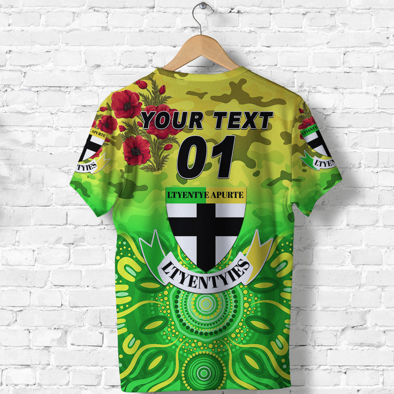 (Custom Personalised) Ltyentye Apurte ANZAC T shirt Indigenous Vibes - Ltyentyies - Vibe Hoodie Shop