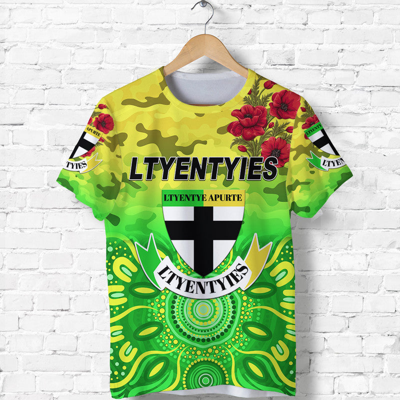 Ltyentye Apurte ANZAC T shirt Indigenous Vibes - Ltyentyies - Vibe Hoodie Shop
