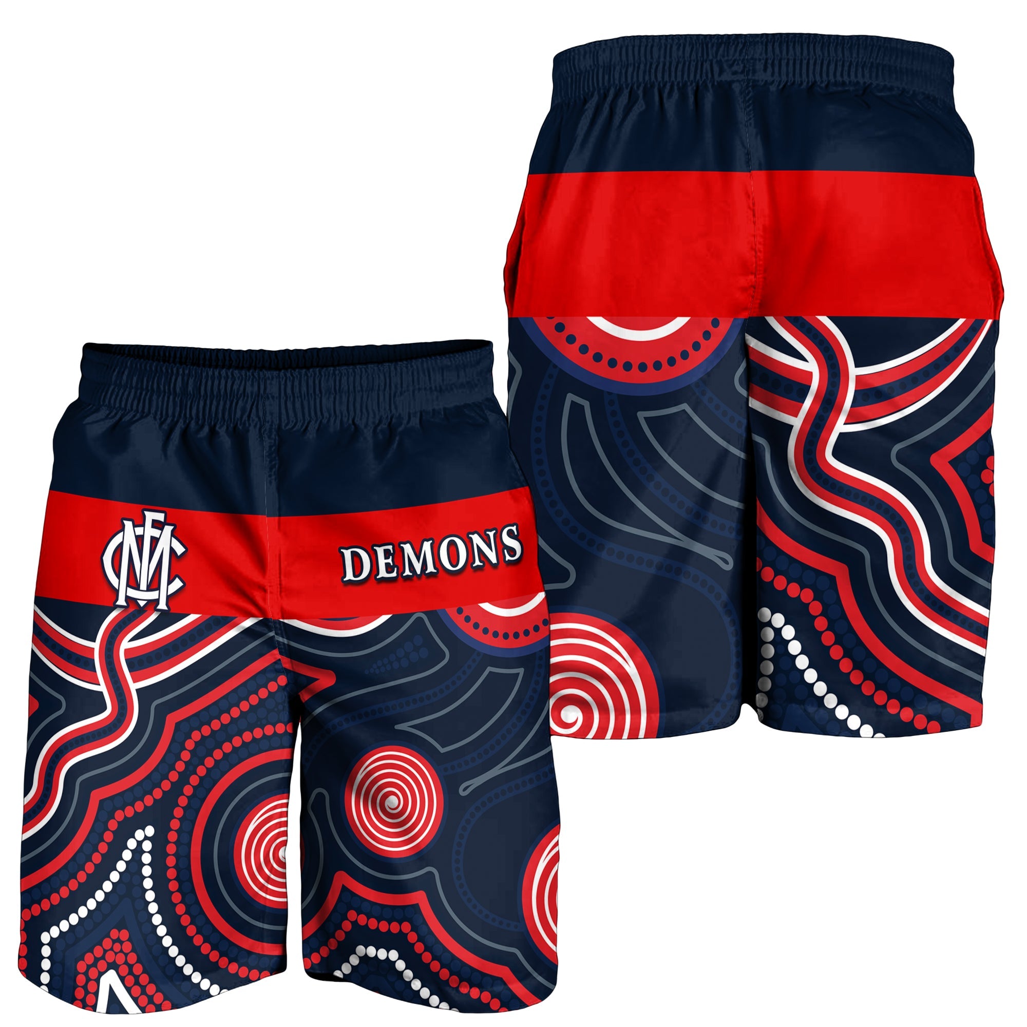 Melbourne Demons 2021 Men Shorts - We are the Champions - Vibe Hoodie Shop