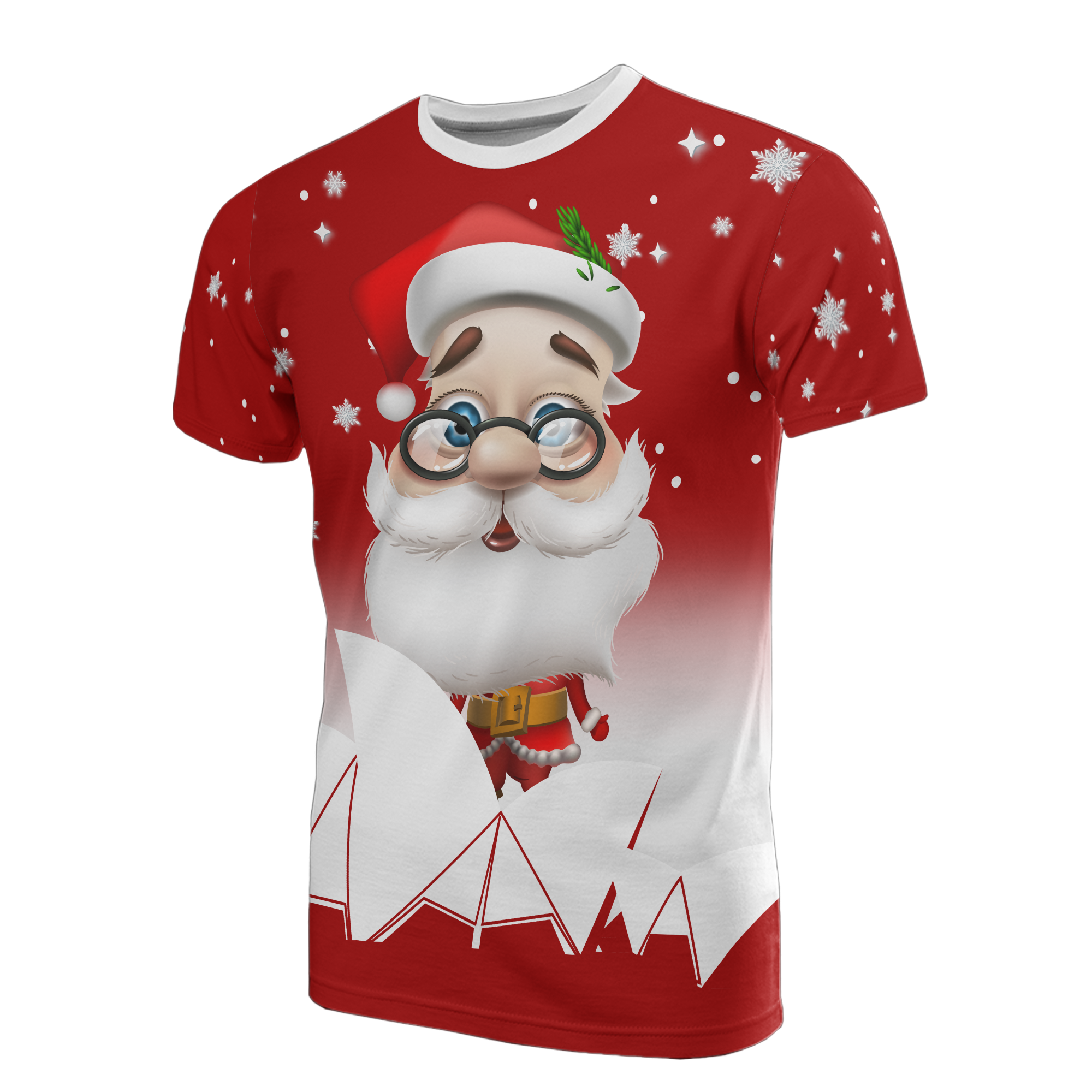 Australia Christmas T shirt - Santa Claus T shirt Sydney Opera - Vibe Hoodie Shop