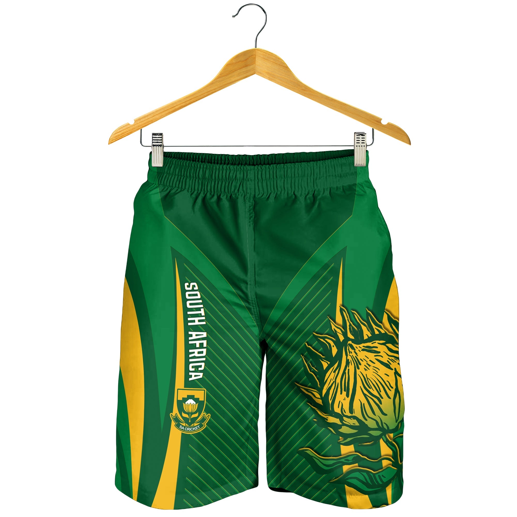 South Africa Cricket Men Shorts Proteas Champion - Vibe Hoodie Shop