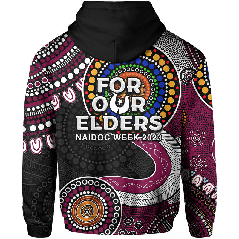 Sea Eagles Rugby Hoodie NAIDOC 2023 Aboriginal LT6 - Vibe Hoodie Shop