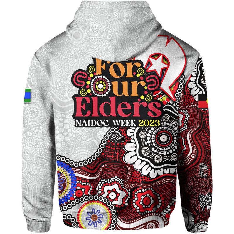 Dragons Rugby Hoodie NAIDOC 2023 Patterns LT6 - Vibe Hoodie Shop