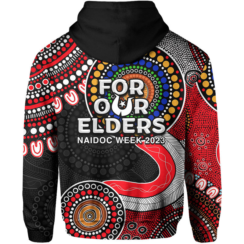 Dolphins Rugby Hoodie NAIDOC 2023 Aboriginal LT6 - Vibe Hoodie Shop