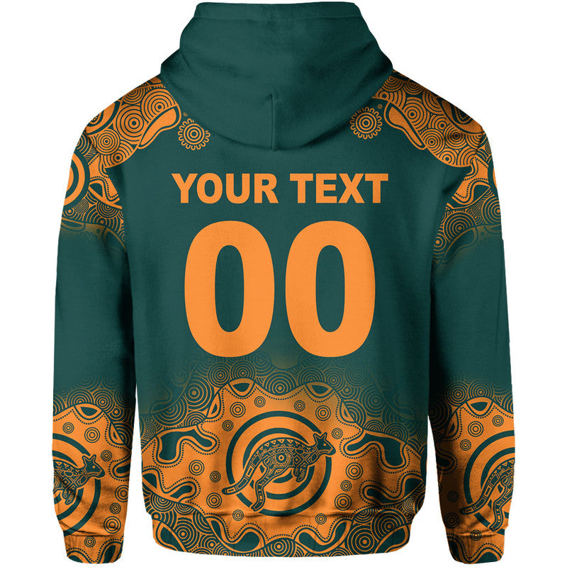 (Custom Personalised And Number) Australia Rugby Wallabies Hoodie Replica Jersey No.3 LT6 - Vibe Hoodie Shop