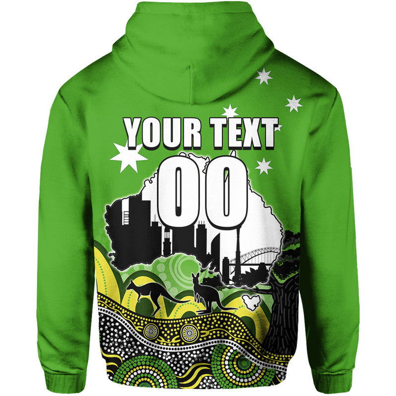 (Custom Personalised And Number) Happy Australia Day- Sydney Thunder Hoodie LT6 - Vibe Hoodie Shop