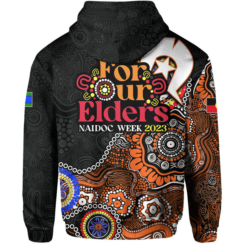 Tigers Rugby Hoodie NAIDOC 2023 Patterns LT6 - Vibe Hoodie Shop
