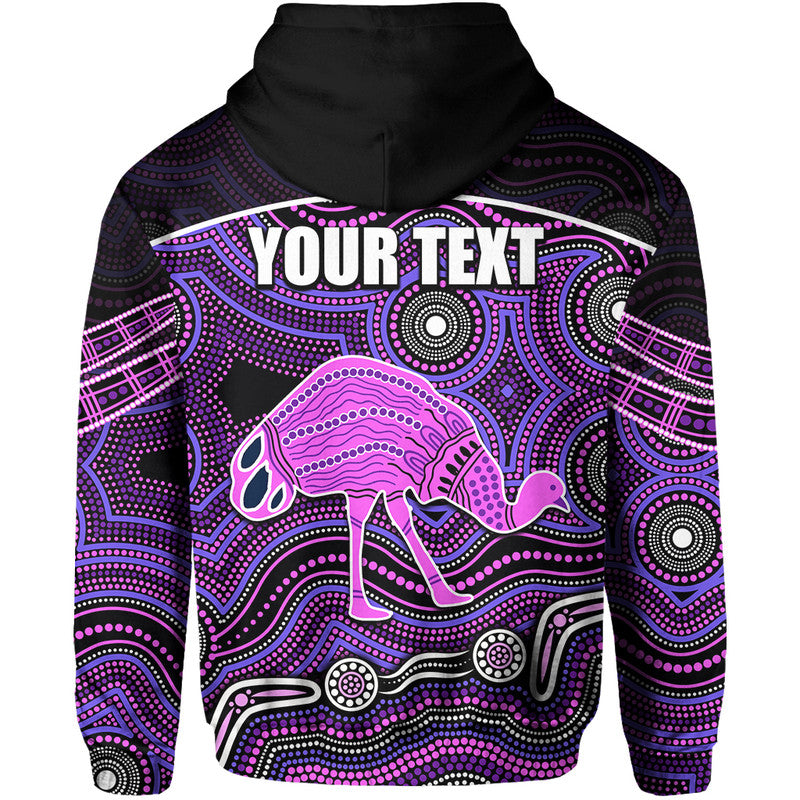 (Custom Personalised) Emu Aboriginal Boomerang Hoodie No.5 LT6 - Vibe Hoodie Shop