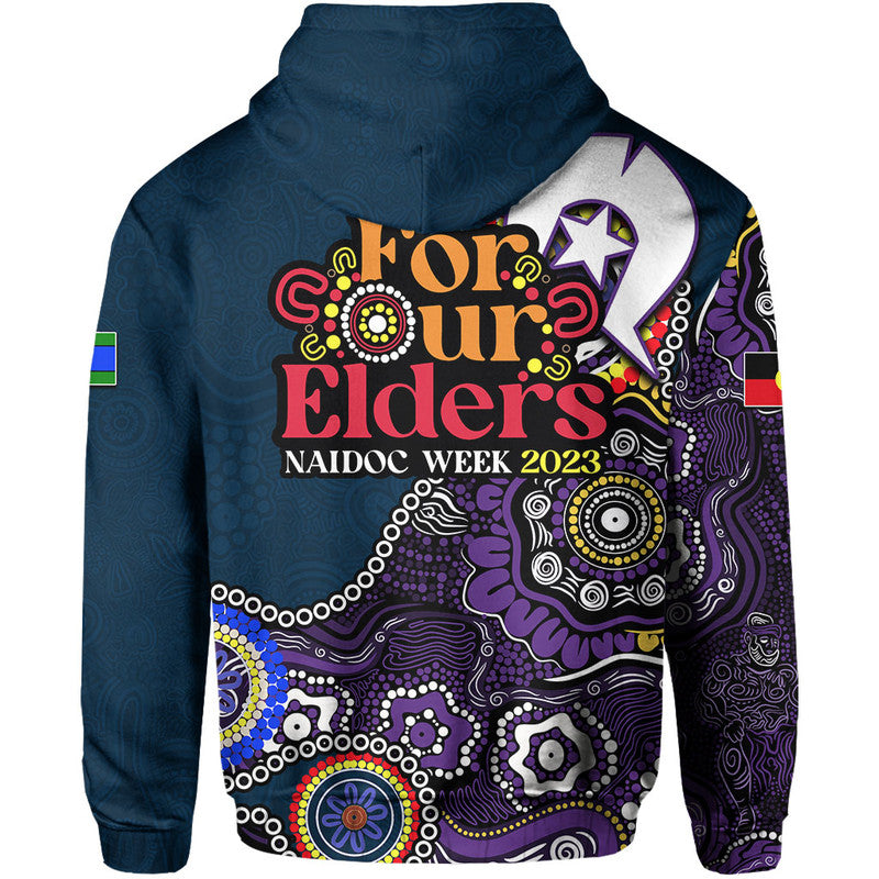 Storm Rugby Hoodie NAIDOC 2023 Patterns LT6 - Vibe Hoodie Shop