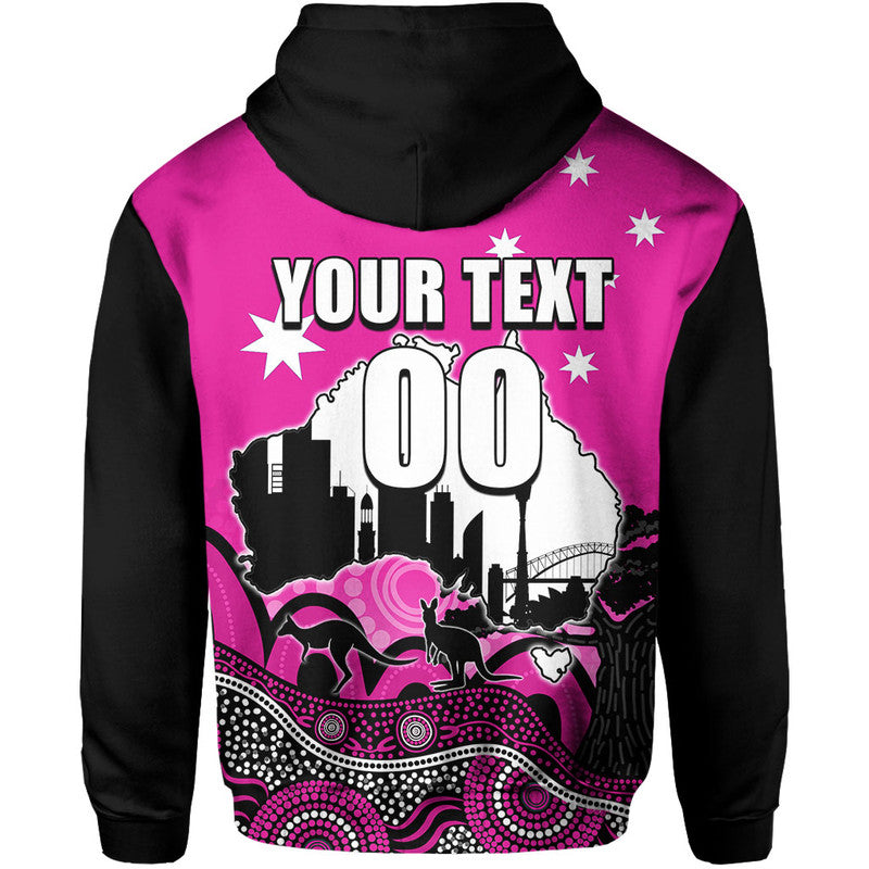 (Custom Personalised And Number) Happy Australia Day- Sydney Sixers Hoodie LT6 - Vibe Hoodie Shop