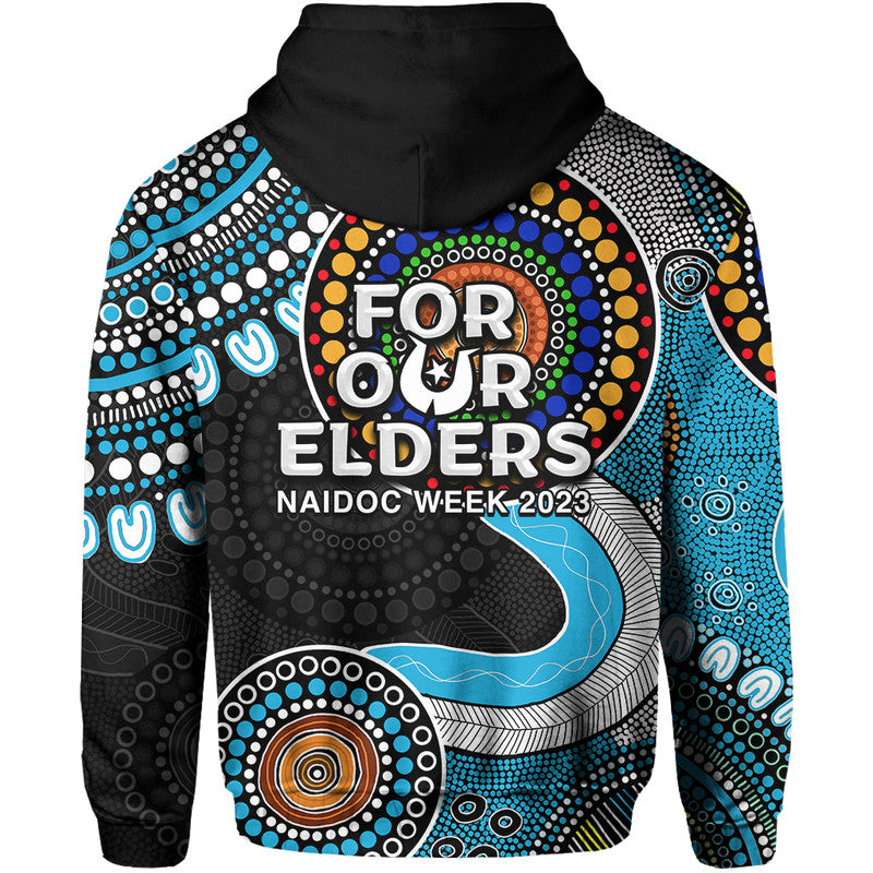 Sharks Rugby Hoodie NAIDOC 2023 Aboriginal LT6 - Vibe Hoodie Shop
