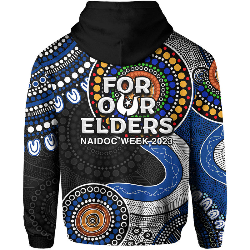 North Rugby Hoodie NAIDOC 2023 Aboriginal LT6 - Vibe Hoodie Shop