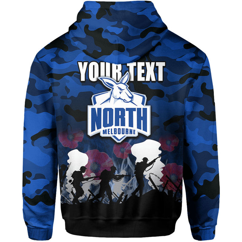 (Custom Personalised) AFL Anzac Day Hoodie North Army Style LT6 - Vibe Hoodie Shop