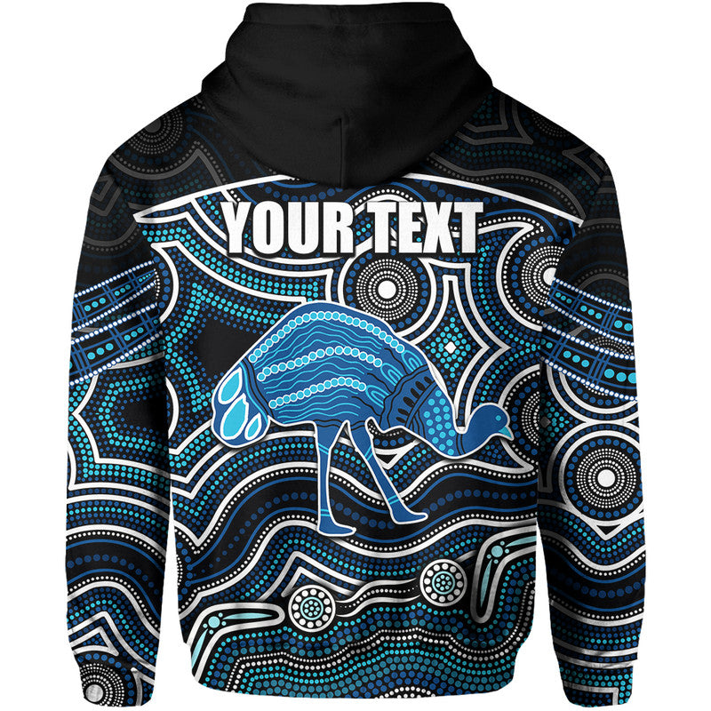 (Custom Personalised) Emu Aboriginal Boomerang Hoodie No.1 LT6 - Vibe Hoodie Shop