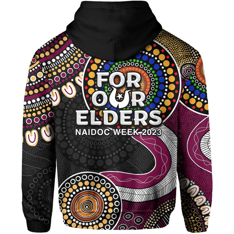 Lions Rugby Hoodie NAIDOC 2023 Aboriginal LT6 - Vibe Hoodie Shop