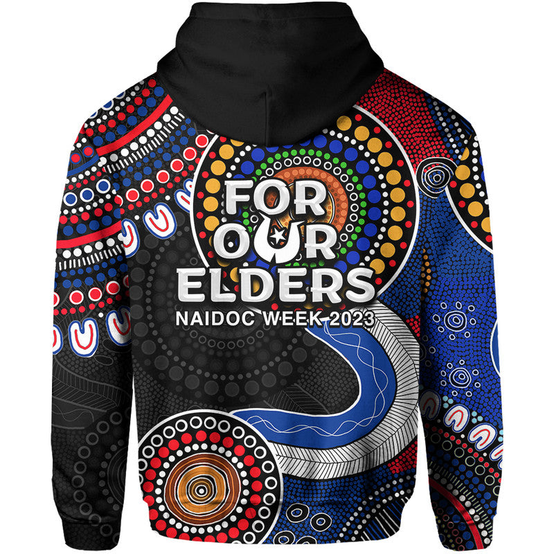 Knights Rugby Hoodie NAIDOC 2023 Aboriginal LT6 - Vibe Hoodie Shop