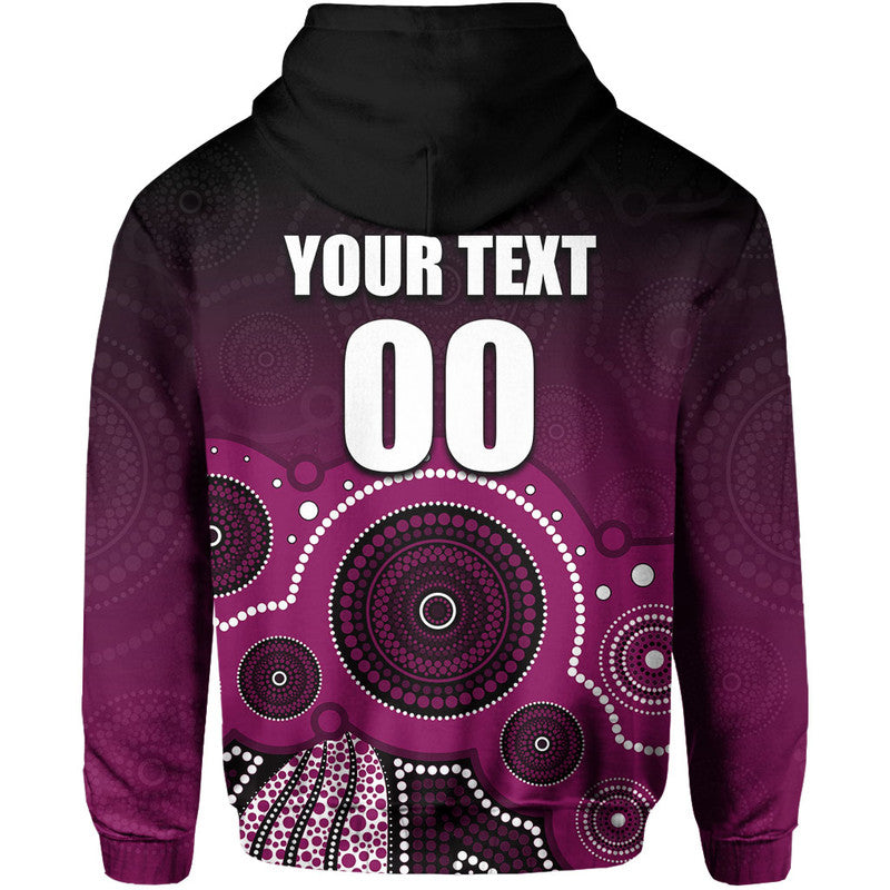 (Custom Personalised And Number) Super Rugby Queensland Reds Hoodie LT6 - Vibe Hoodie Shop