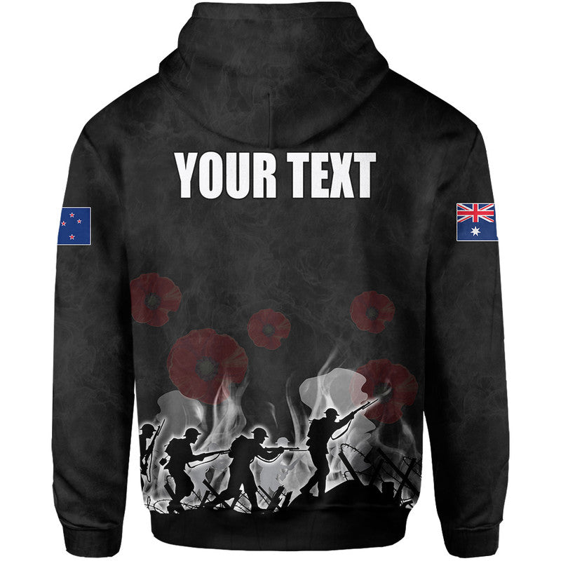 (Custom Personalised) Anzac Day Hoodie Rosemary In Heart LT6 - Vibe Hoodie Shop