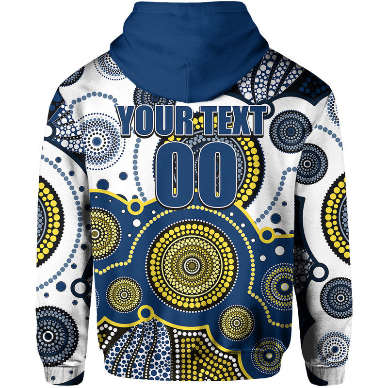 (Custom Personalised And Number) Cowboys Rugby Hoodie Aboriginal LT6 - Vibe Hoodie Shop