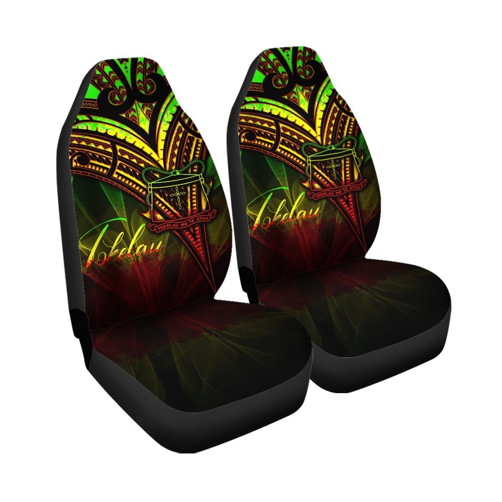 Tokelau Car Seat Cover - Cross Style Reggae Color - Vibe Hoodie Shop