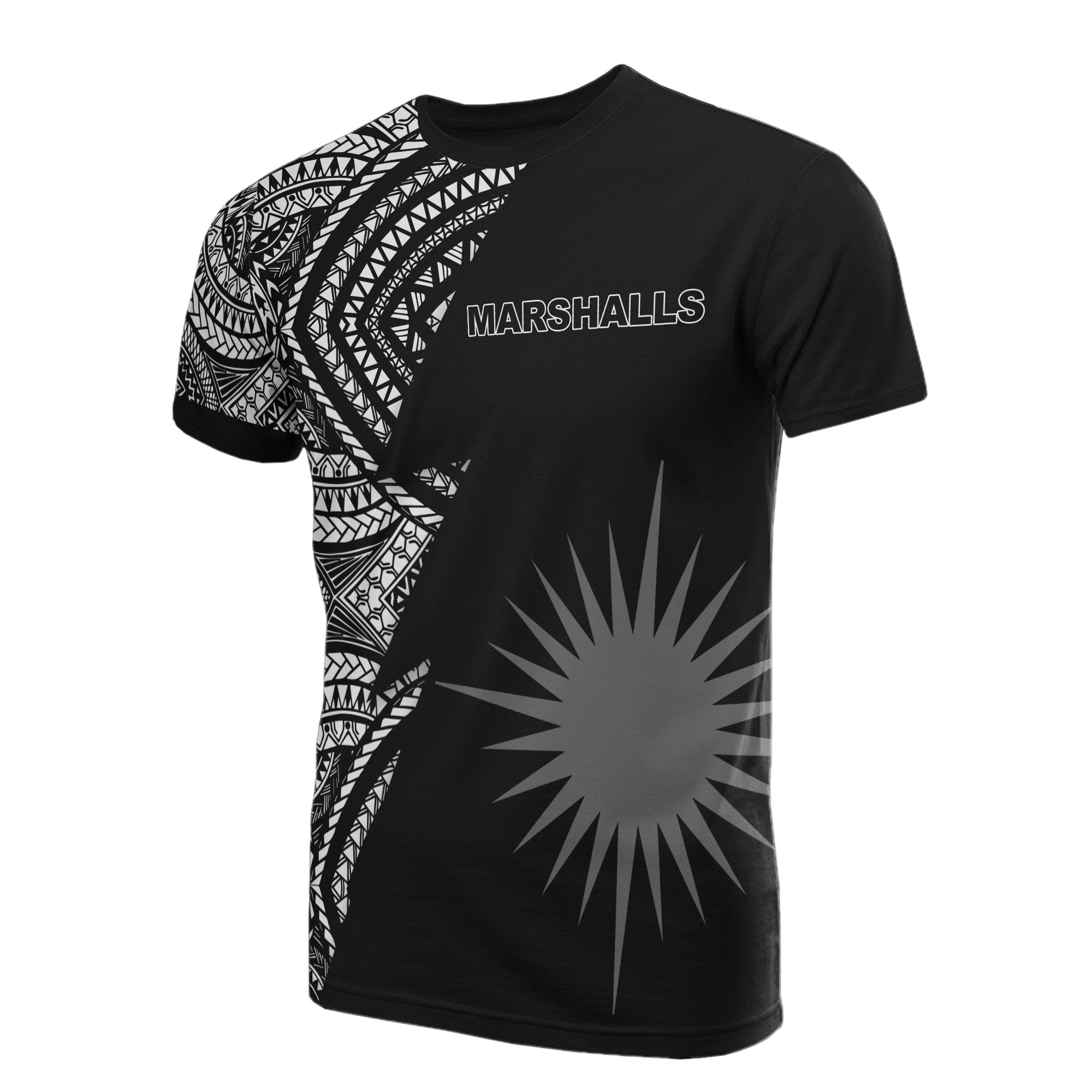 Marshall Islands All Over T shirt - Micronesian Pattern Flash - Vibe Hoodie Shop