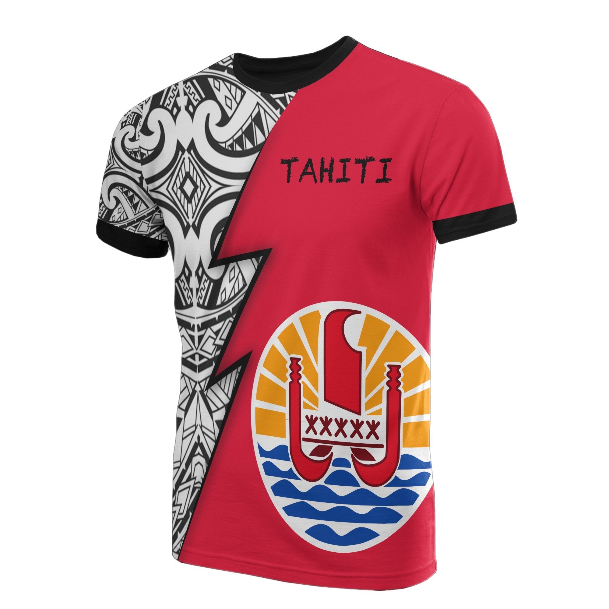 Tahiti Pattern All Over T shirt - Vibe Hoodie Shop