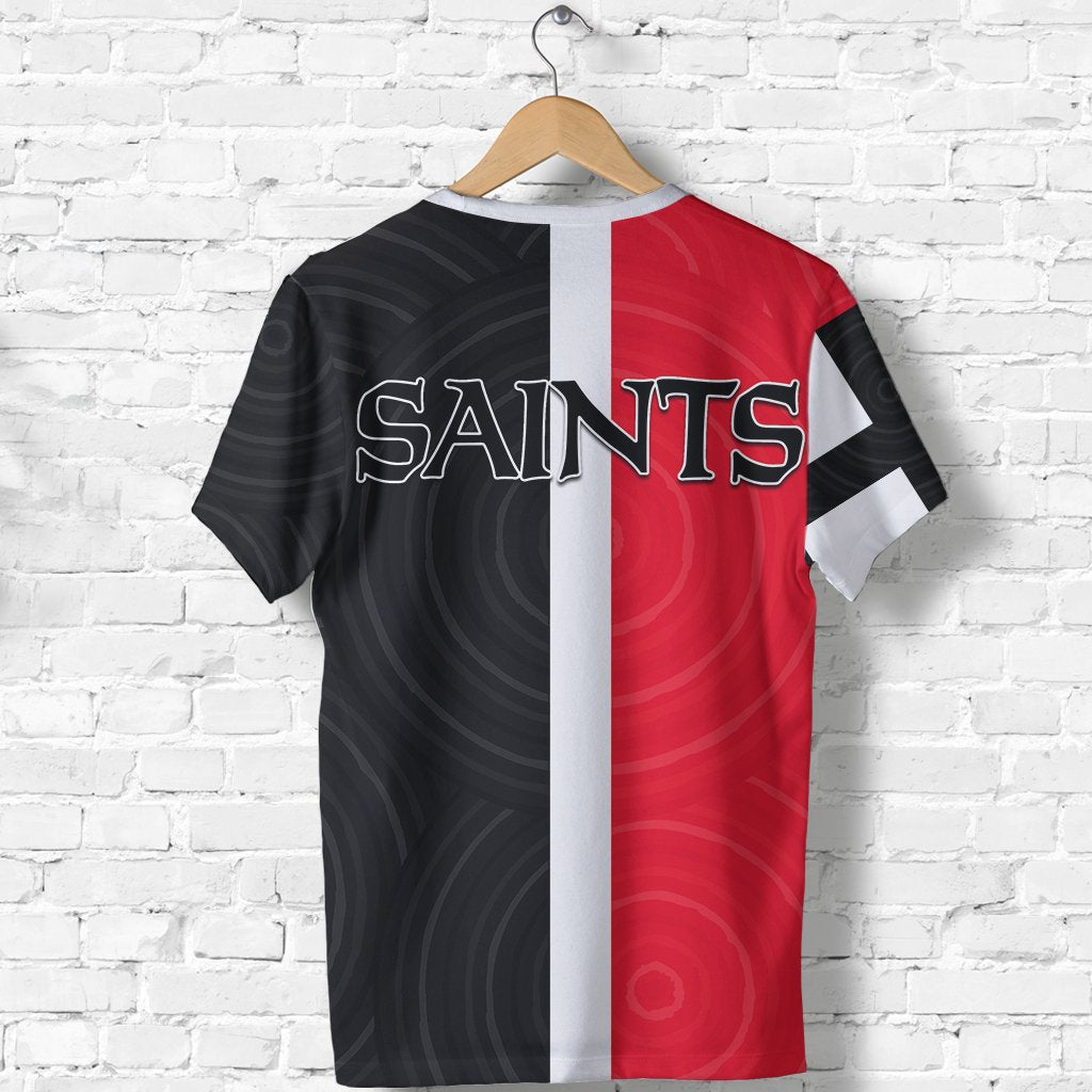 Saints Stickman Indigenous T shirt - Vibe Hoodie Shop