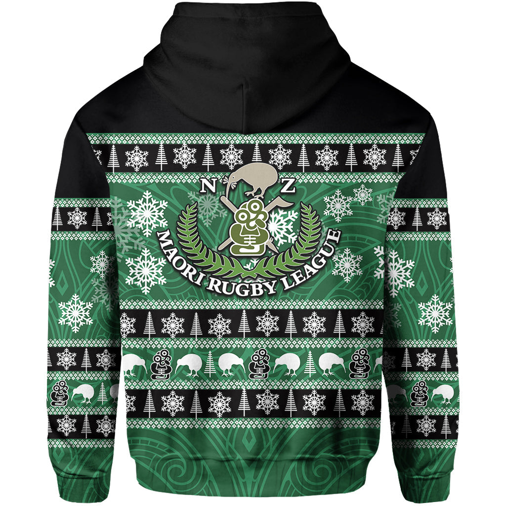 New Zealand Mori Rugby All Stars Hoodie Christmas 2021 LT6 - Vibe Hoodie Shop