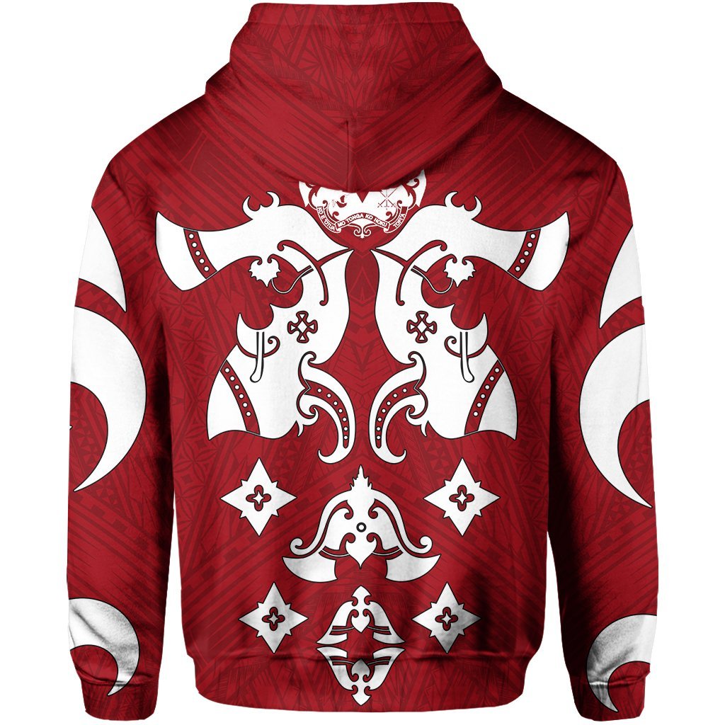 Tonga Polynesian All Over Zip Hoodie - Vibe Hoodie Shop