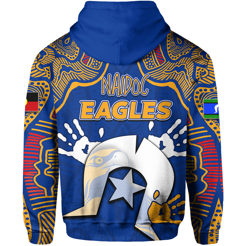 NAIDOC West Coast Eagles Zip Hoodie Torres Strait Islanders LT6 - Vibe Hoodie Shop