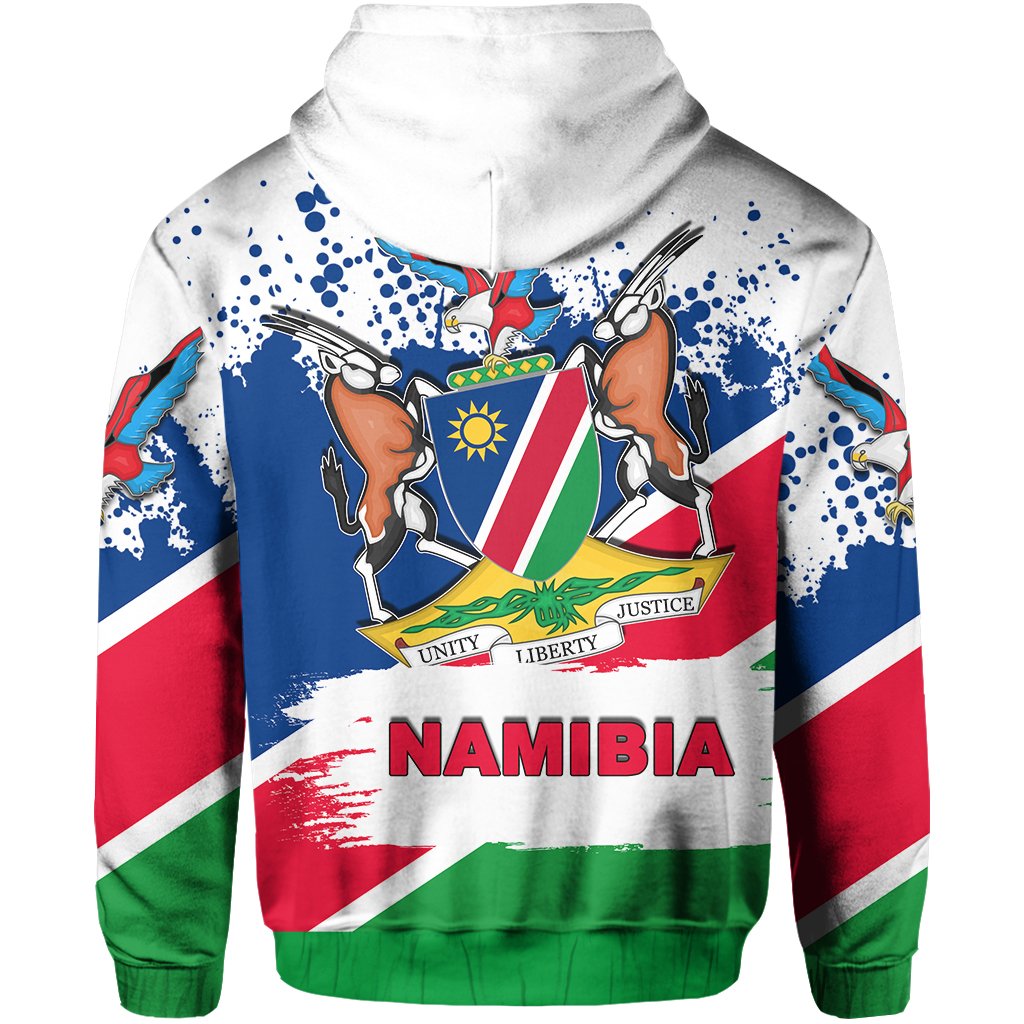 VibeHoodie Namibia Zip Hoodie Special Flag Style - Vibe Hoodie Shop