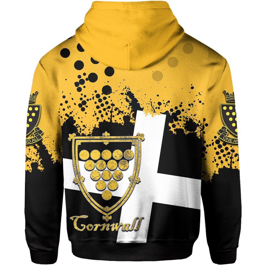 Cornwall Hoodie Rugby Flag Version - Vibe Hoodie Shop