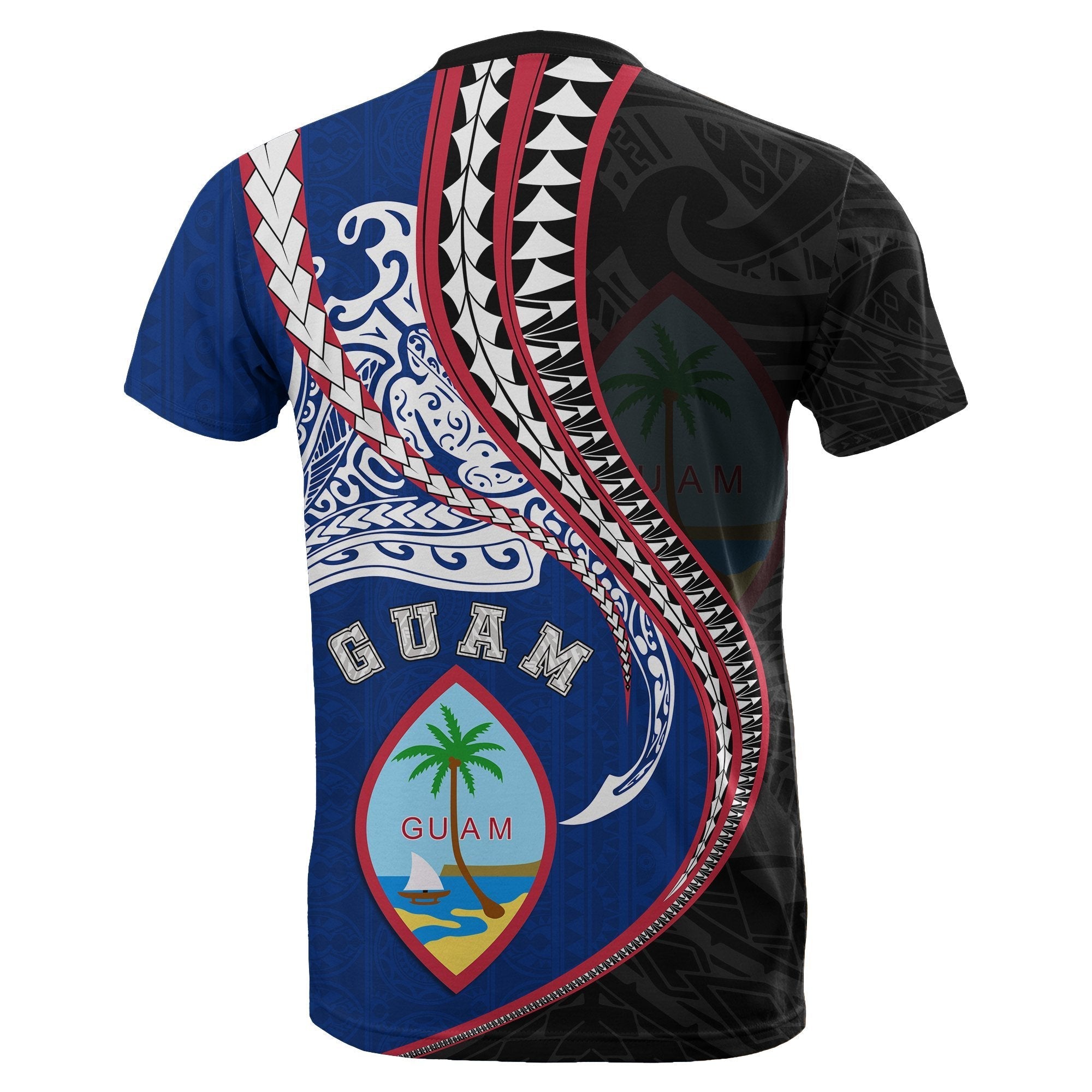 Guam Polynesian T shirt Manta Polynesian - Vibe Hoodie Shop