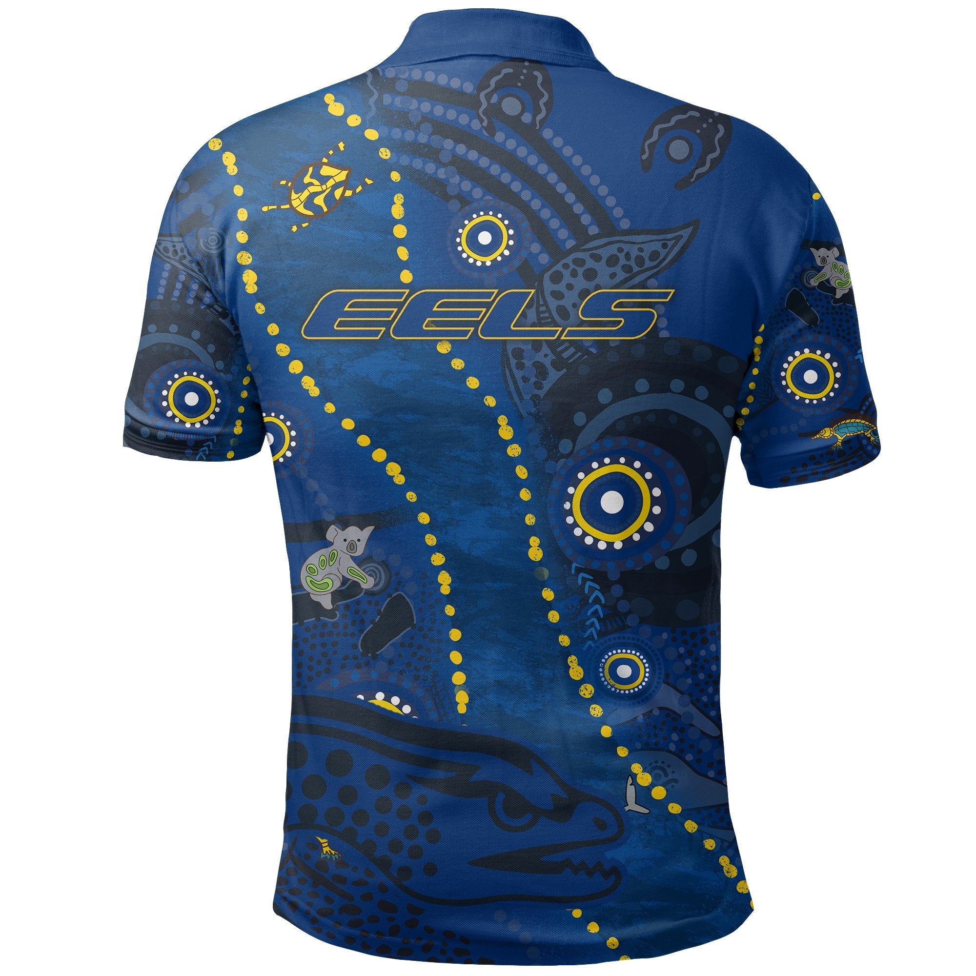 Parramatta Polo Shirts Eel Indigenous - Vibe Hoodie Shop