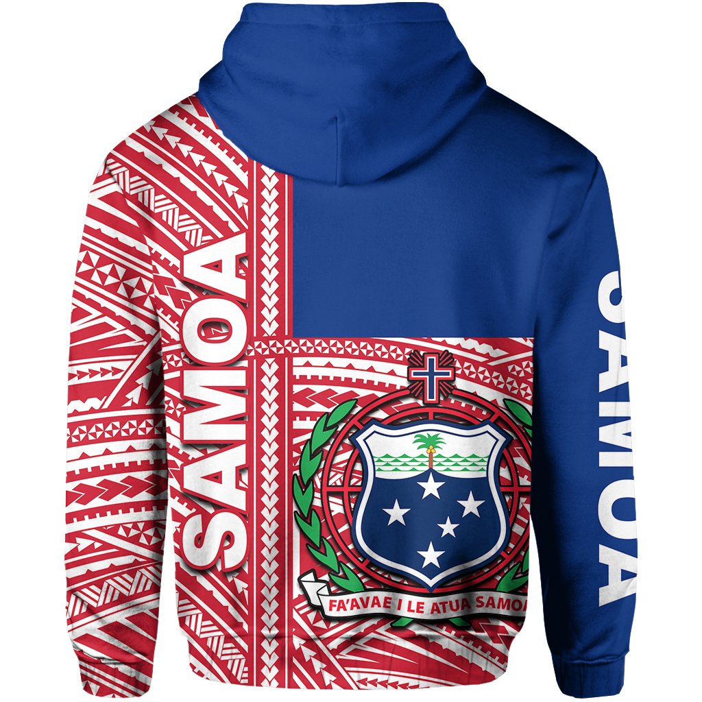 Samoa Flag Polynesian Hoodie - Vibe Hoodie Shop