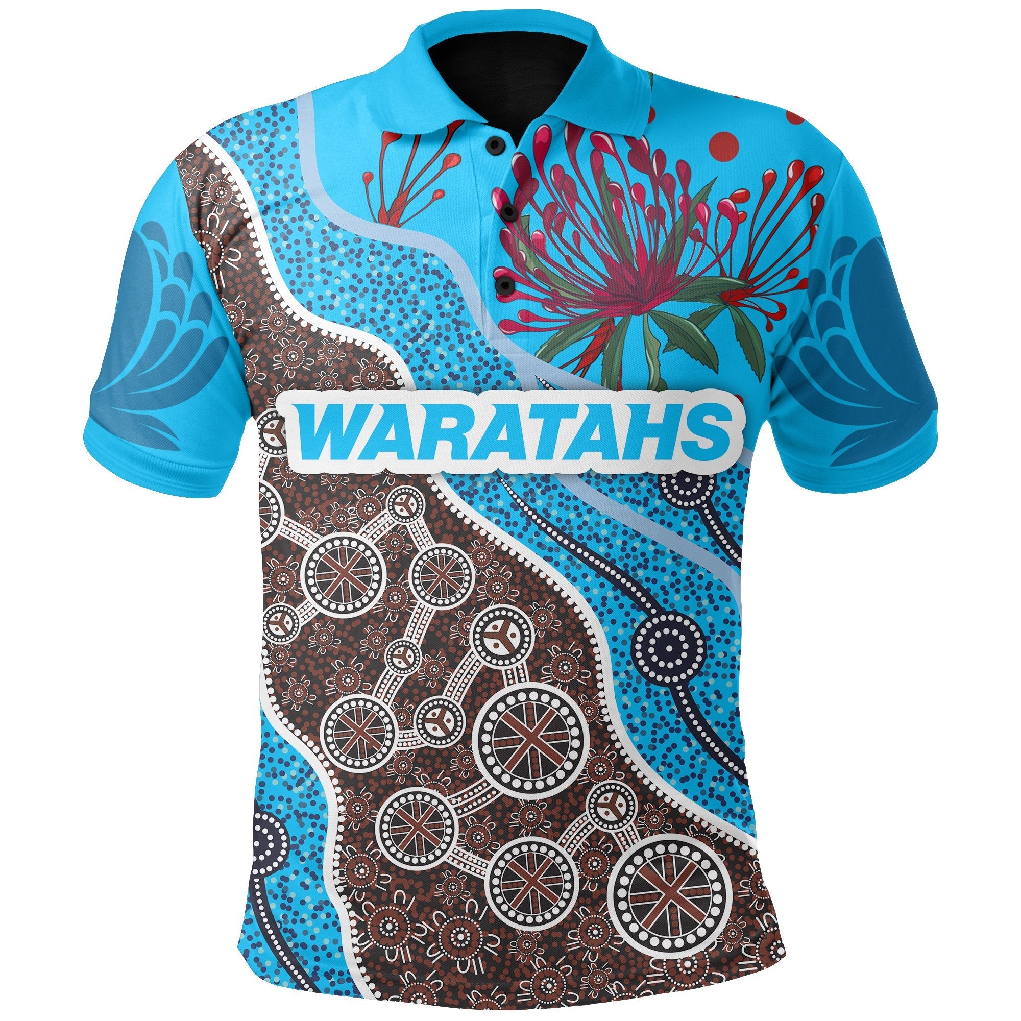 Australia Polo Shirt Waratahs - Rugby - Vibe Hoodie Shop