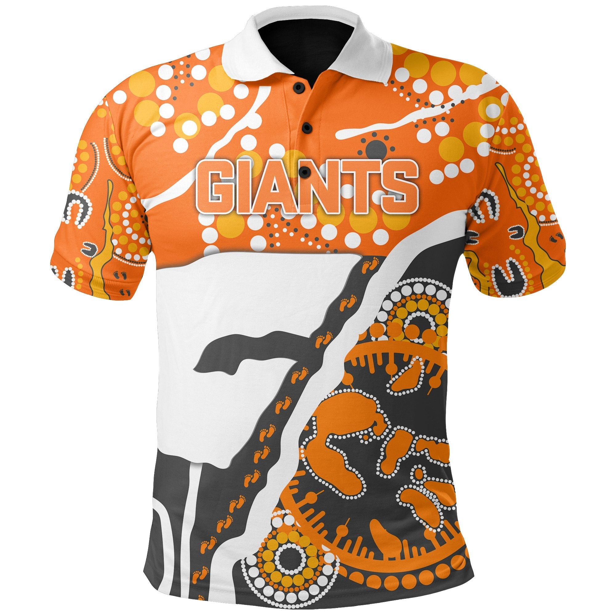 GWS Polo Shirt Indigenous Giants - Vibe Hoodie Shop