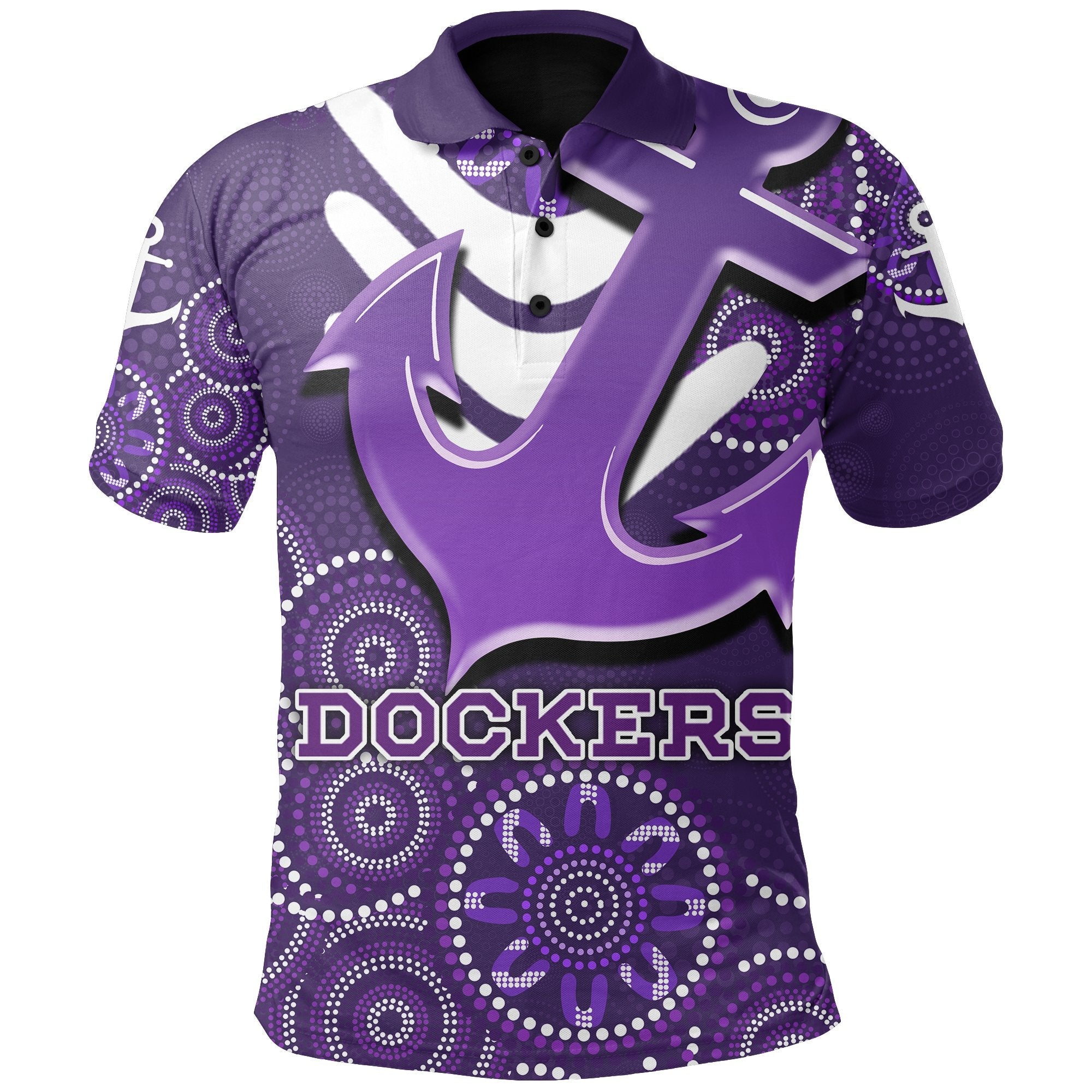 Fremantle Polo Shirt Dockers Indigenous - Vibe Hoodie Shop