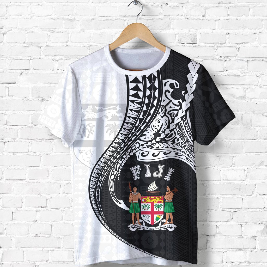 Fiji T shirt Tapa - Manta Style - Vibe Hoodie Shop