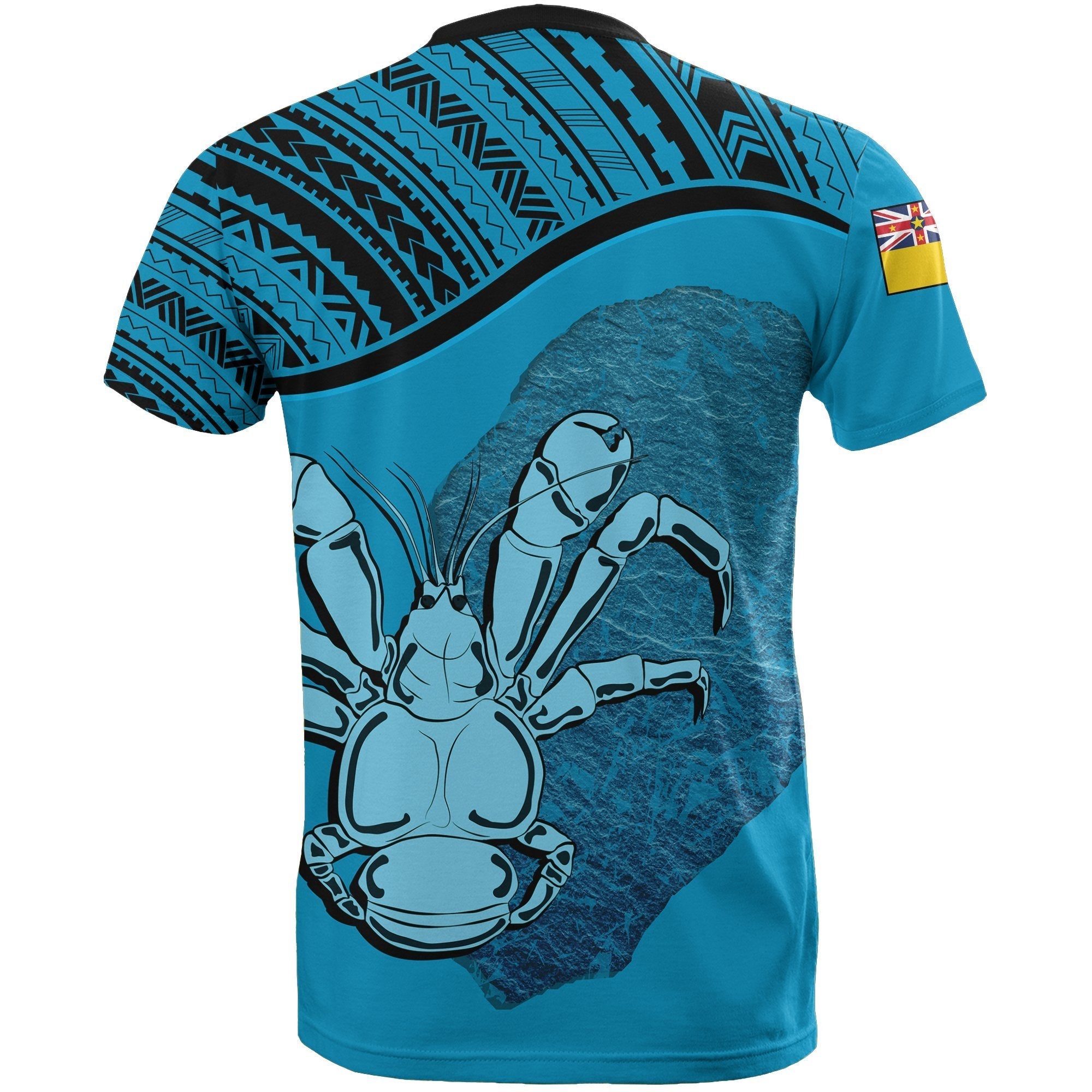 Niue T shirts Blue Crab Coconut - Vibe Hoodie Shop