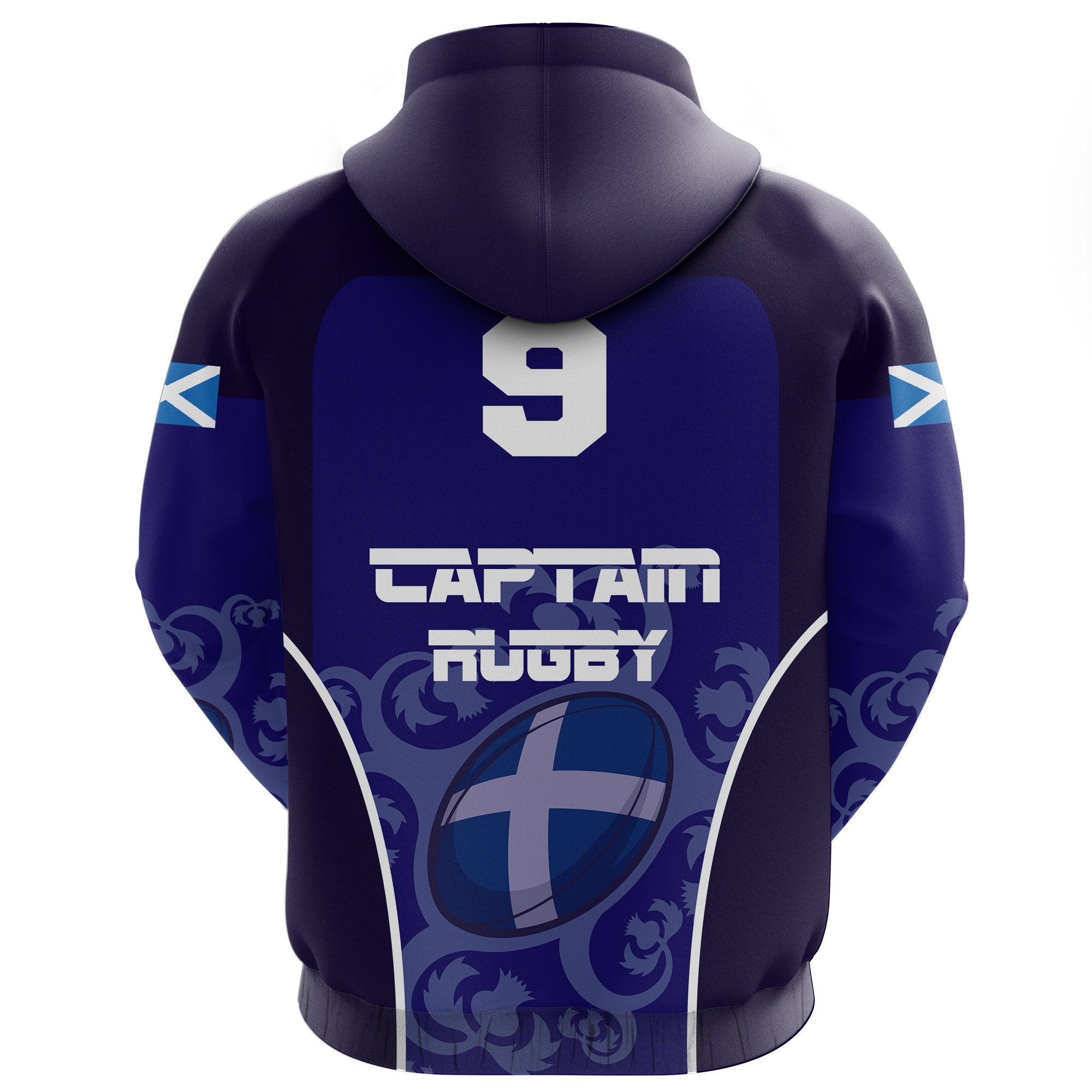 Laidlaw Scotland Rugby Captain Hoodie - Vibe Hoodie Shop