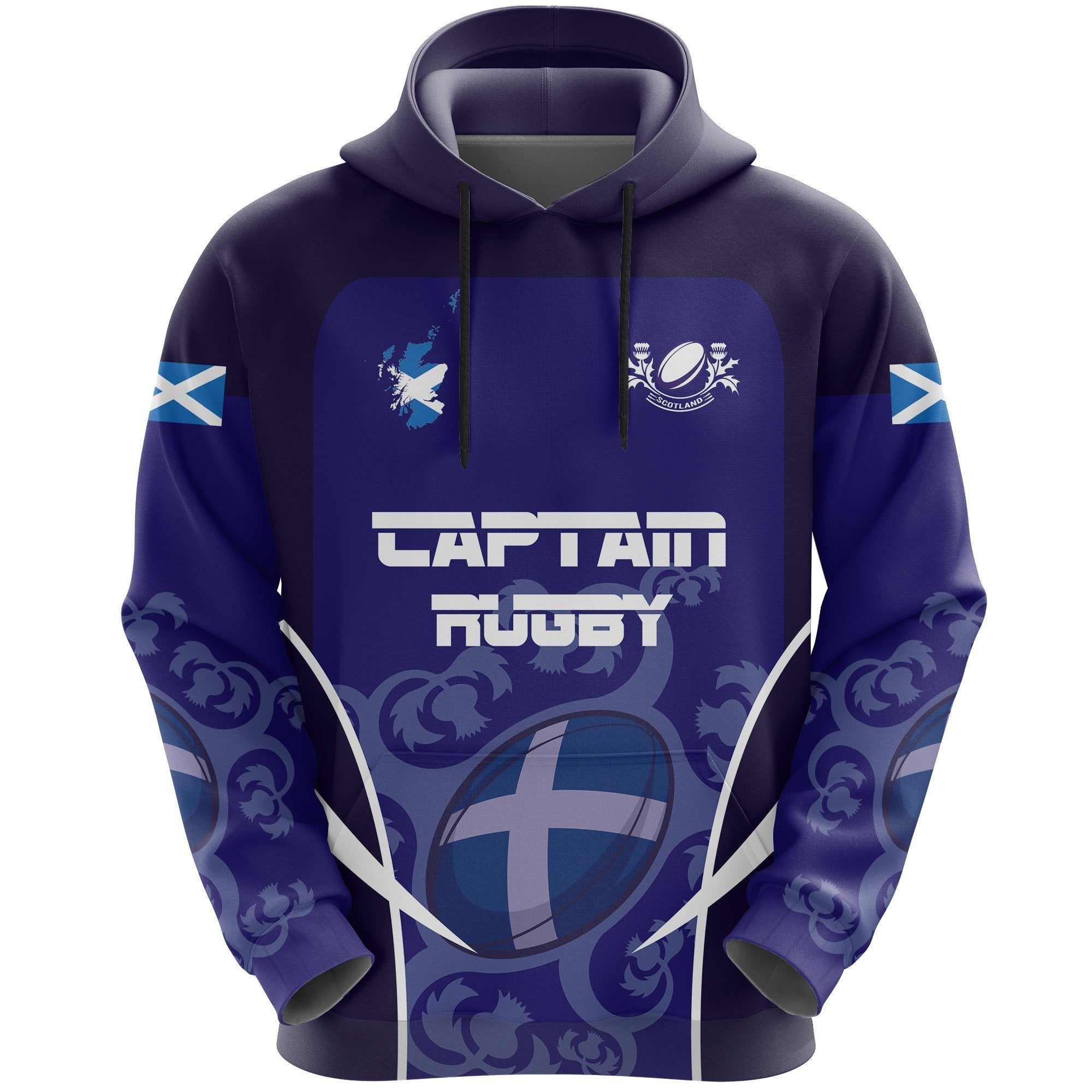 Laidlaw Scotland Rugby Captain Hoodie - Vibe Hoodie Shop