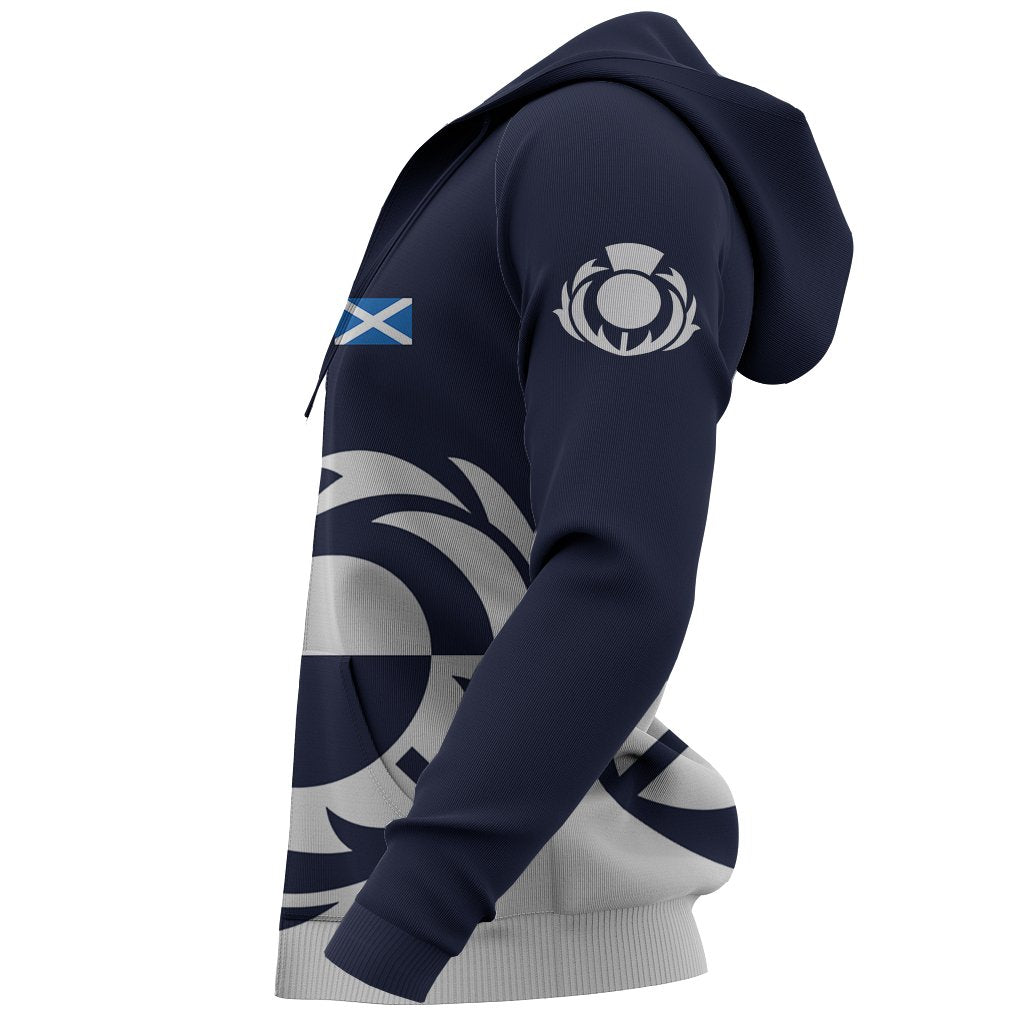 Scotland Hoodie Thistle - Rugby Style - Vibe Hoodie Shop