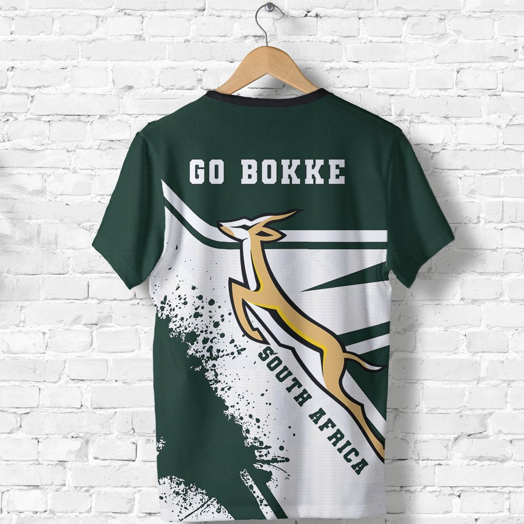 South Africa Springboks T shirt - Go Bokke - Vibe Hoodie Shop