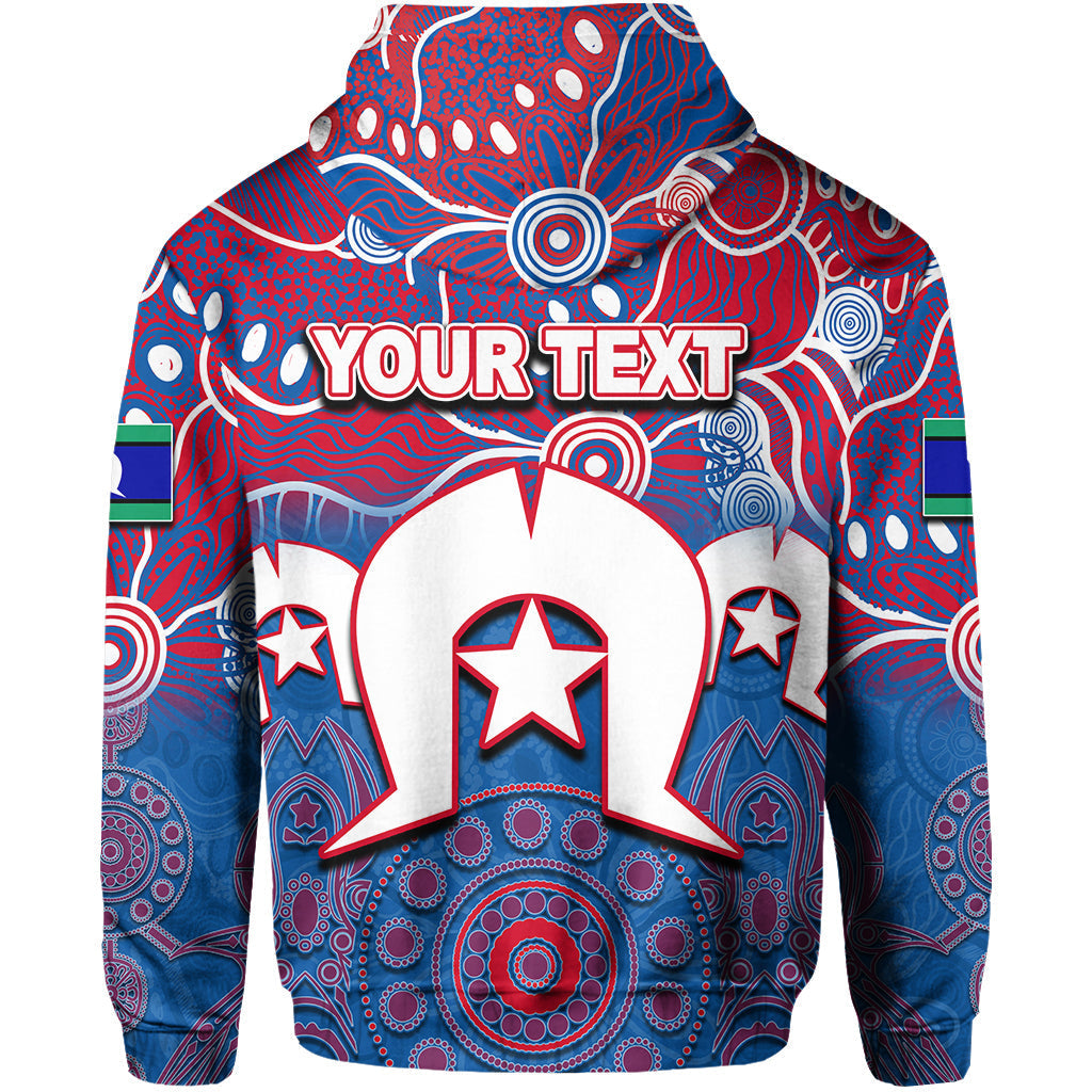 (Custom Personalised) Bulldogs Australian Football Torres Strait Islanders Mix Aboriginal Hoodie LT6 - Vibe Hoodie Shop