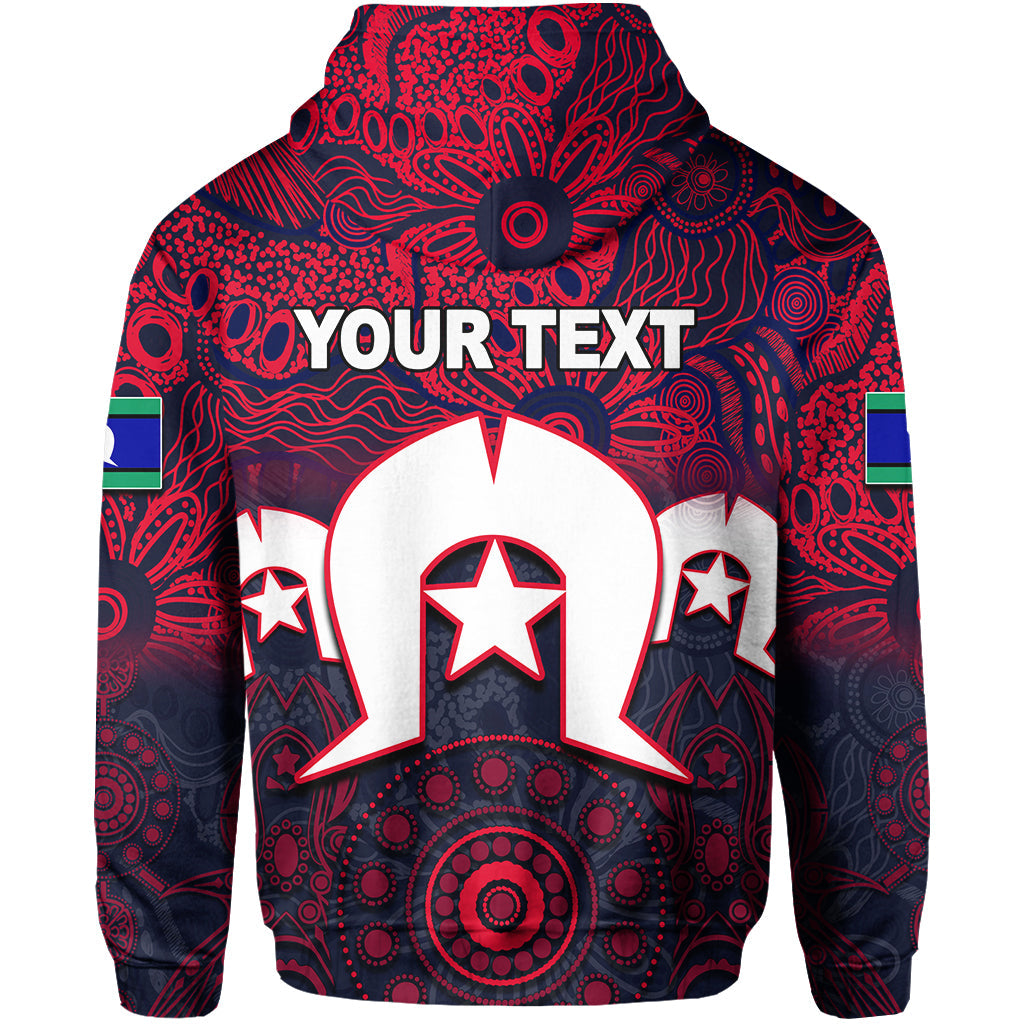 (Custom Personalised) Demons Australian Football ATorres Strait Islanders Mix Aboriginal Hoodie LT6 - Vibe Hoodie Shop