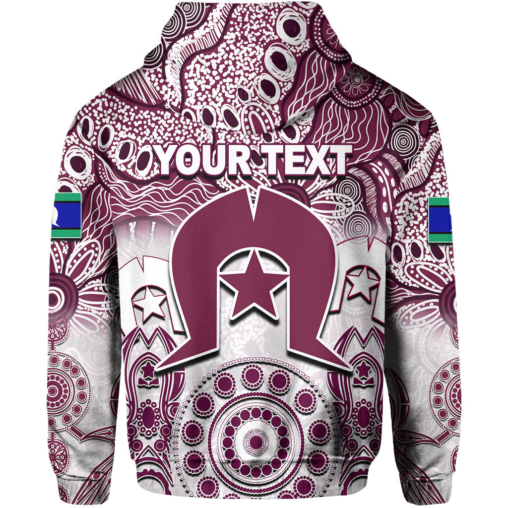 (Custom Personalised) Sea Eagles Torres Strait Islanders Mix Aboriginal Hoodie LT6 - Vibe Hoodie Shop