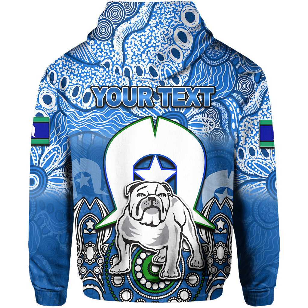 (Custom Personalised) Bulldogs Torres Strait Islanders Mix Aboriginal Hoodie LT6 - Vibe Hoodie Shop