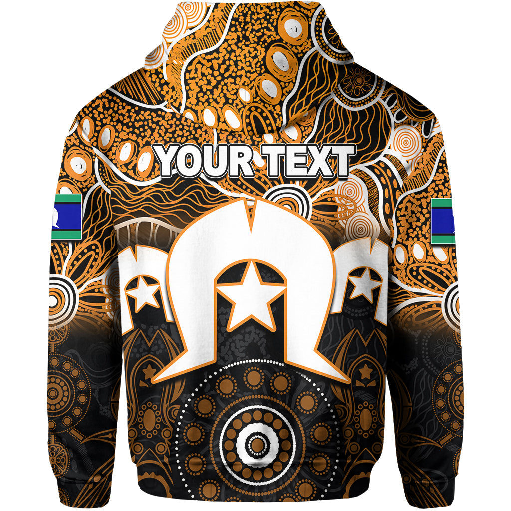 (Custom Personalised) Tigers Torres Strait Islanders Mix Aboriginal Hoodie LT6 - Vibe Hoodie Shop